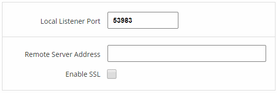 TCP settings