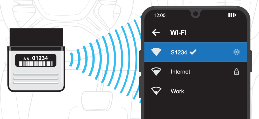 Connect to the ScanDoc adapter